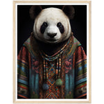 Load image into Gallery viewer, Panda in Dashiki Wall Art Print
