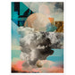 Celestial Cloud Collage Dreamscape Wall Art Print