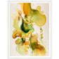 Nature's Chromatic Symphony - Mustard Edition Watercolour Wall Art Print