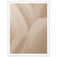 Gentle Rake Textures On Blushing Plaster Wall Art Print