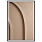 Neutral Sculpted Arch Patterns Wall Art Print