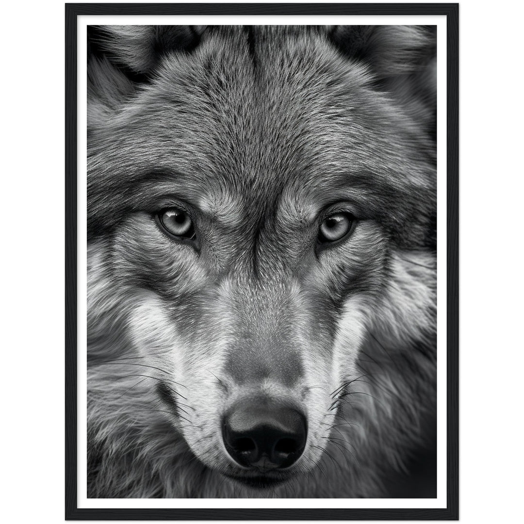 Wild Gaze: Wolf Photograph Wall Art Print