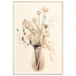 Minimalist Flower Bouquet in Earth Tones Wall Art Print