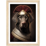 Load image into Gallery viewer, Labrador Legionnaire Dog Portraiture Wall Art Print