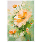 Soft Earthy Close-Up Marigold Flower Wall Art Print