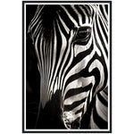 Load image into Gallery viewer, Close-up Zebra Photograph Wall Art Print