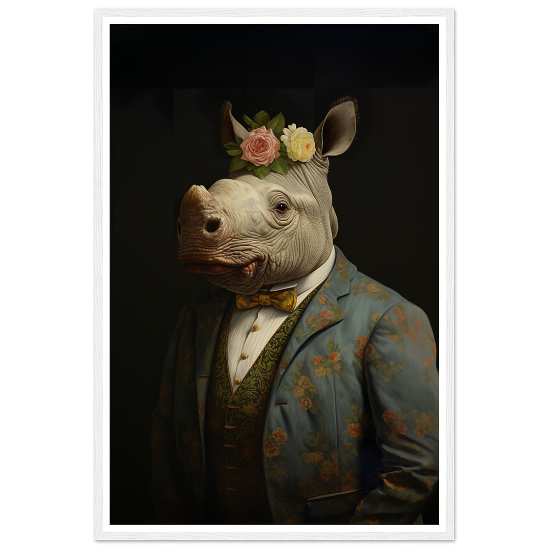 Regency Era Rhino Portraiture