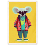 Load image into Gallery viewer, Trendy Koala Couture Illustration Wall Art Print