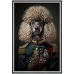 Load image into Gallery viewer, Poodle General Renaissance Animal Portraiture Wall Art Print