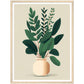 ZZ Plant Vase Wall Art Print