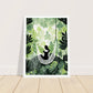 Minimalist Hammock In Lush Chic Garden Wall Art Print