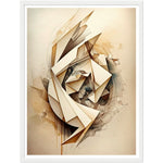 Load image into Gallery viewer, Neutral Abstract Shapes Flow Wall Art Print