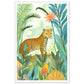 Playful Jungle Leopard Wall Art Print