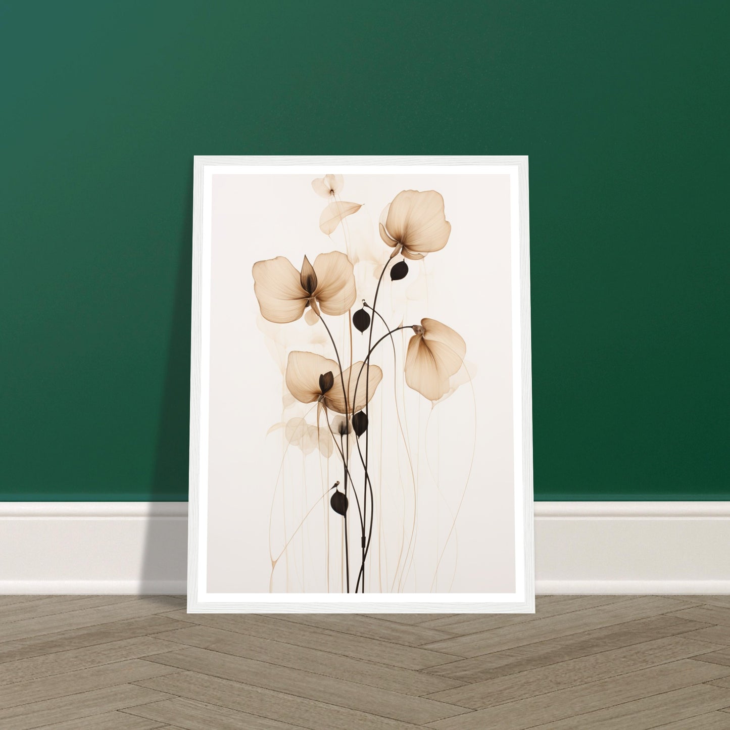 Muted Floral Beauty Wall Art Print