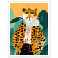 Trendy Leopard Chic Wall Art Print