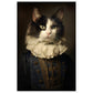 Vintage Tudor-Era Ragdoll Cat Portraiture Wall Art Print