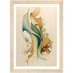 Load image into Gallery viewer, Whispers of Analogous Shapes Abstract Wall Art Print