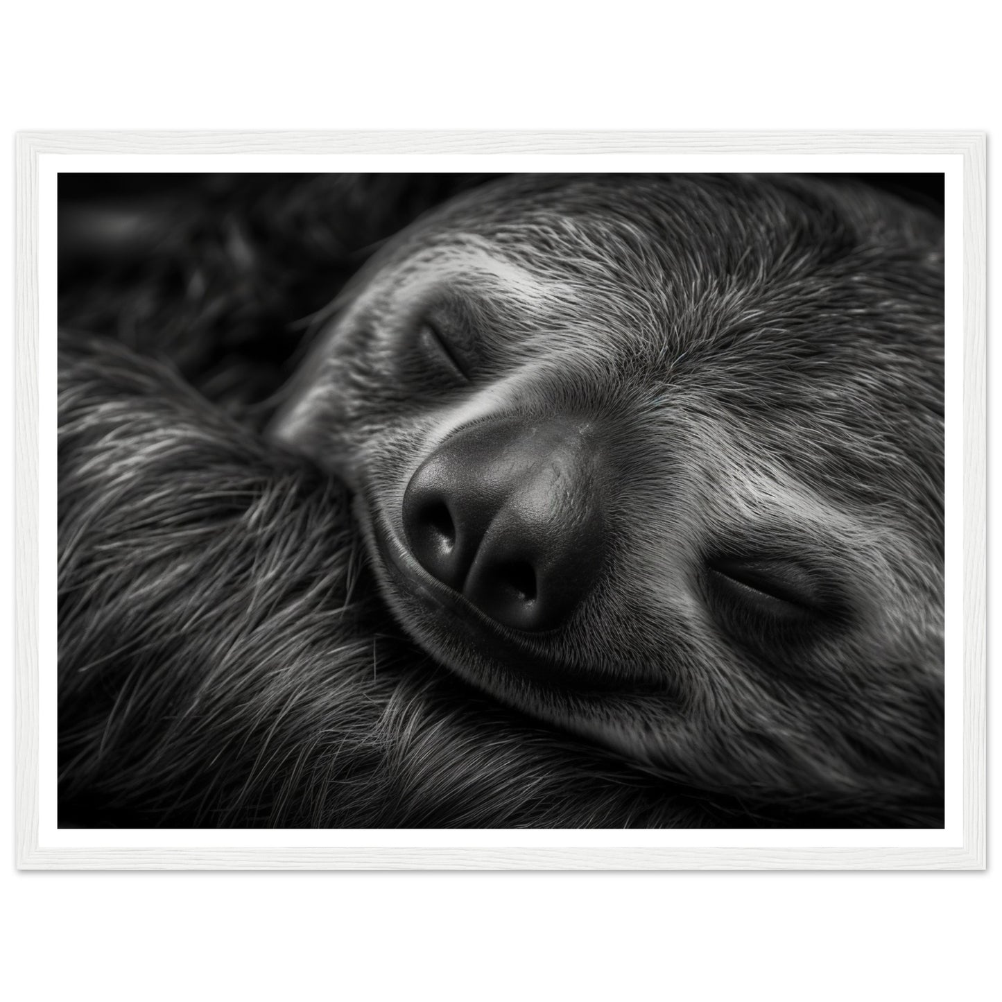 Sleeping Sloth Photograph Wall Art Print