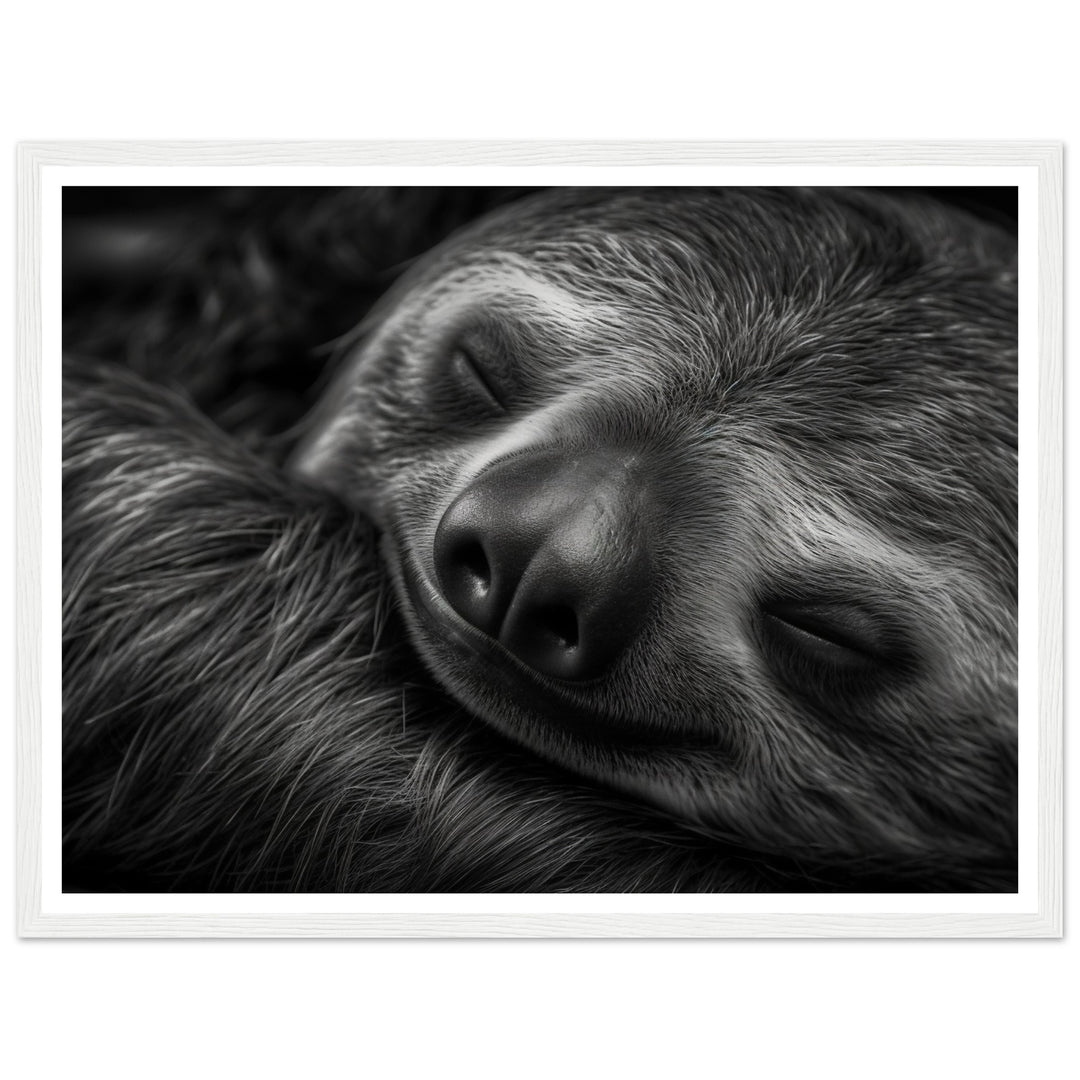 Sleeping Sloth Photograph Wall Art Print