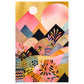 Lush Pink Zig Zag Mountain Peaks Wall Art Print