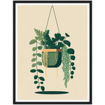 Load image into Gallery viewer, Hanging Macrame Plant Pot Wall Art Print
