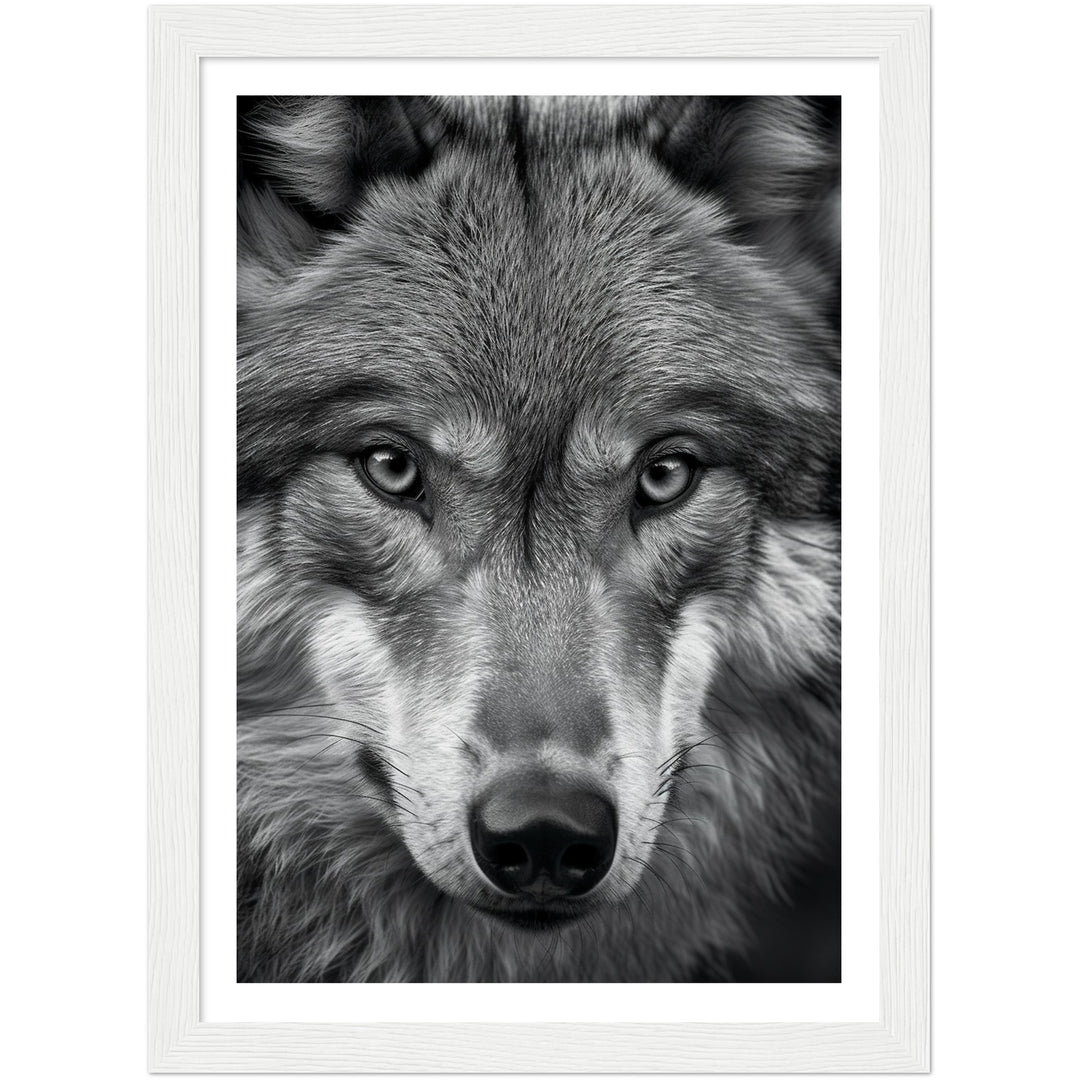 Wild Gaze: Wolf Photograph Wall Art Print