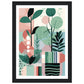 Plant Botanical Abstract Patterns Illustration Wall Art Print