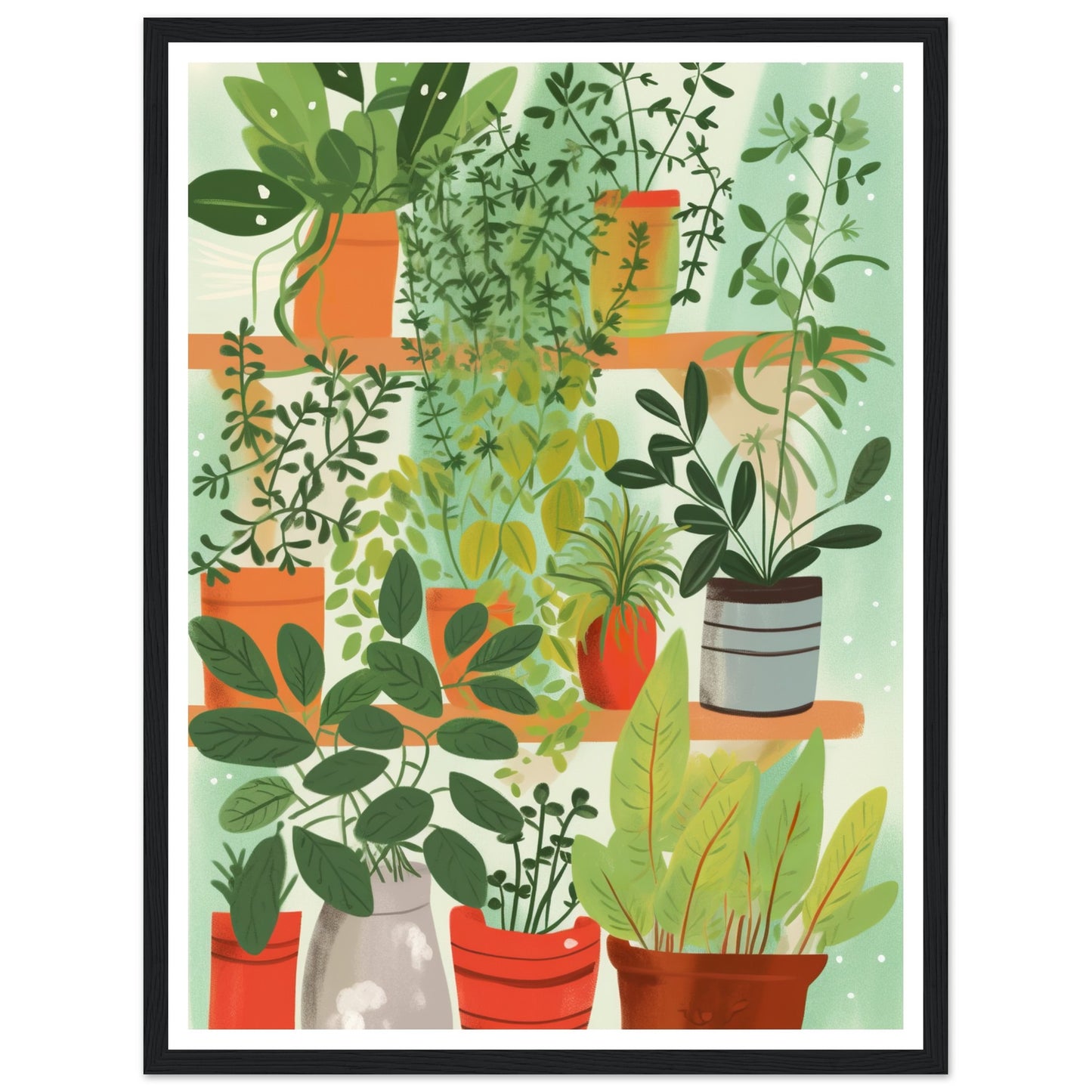 Kitchen Herb Heaven Wall Art Print