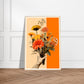 Floral Embrace Of Earthly Flowers Bouquet Wall Art Print