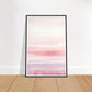 Minimalist Light Pink Blush Abstract Wall Art Print