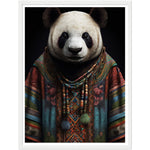 Load image into Gallery viewer, Panda in Dashiki Wall Art Print