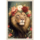 Regency Era Flower Crowned Majestic Lion