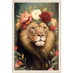 Load image into Gallery viewer, Regency Era Flower Crowned Majestic Lion