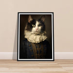 Load image into Gallery viewer, Vintage Tudor-Era Ragdoll Cat Portraiture Wall Art Print
