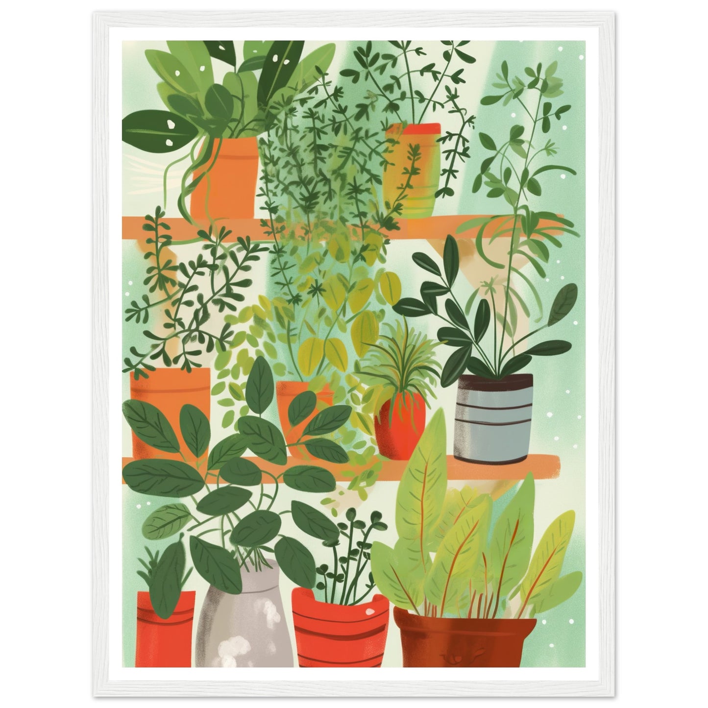 Kitchen Herb Heaven Wall Art Print