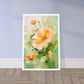 Soft Earthy Close-Up Marigold Flower Wall Art Print