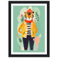 Trendy Tiger Roar Wall Art Print