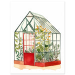 Load image into Gallery viewer, Enchanted Garden Glasshouse Wall Art Print