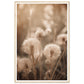 Hazy Dandelion Dreams Close-Up Photograph Wall Art Print