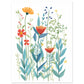 Wild Garden Flowers Wall Art Print