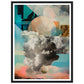 Celestial Cloud Collage Dreamscape Wall Art Print