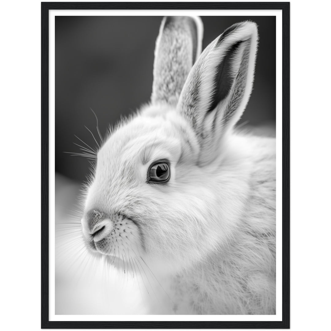 Arctic Hare Photo Portrait Wall Art Print