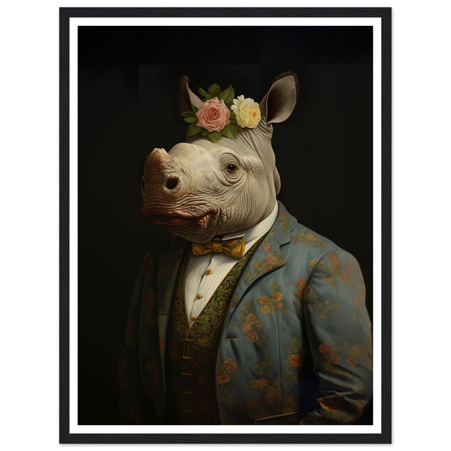 Regency Era Rhino Portraiture