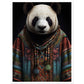 Boho Panda in Dashiki Wall Art Print