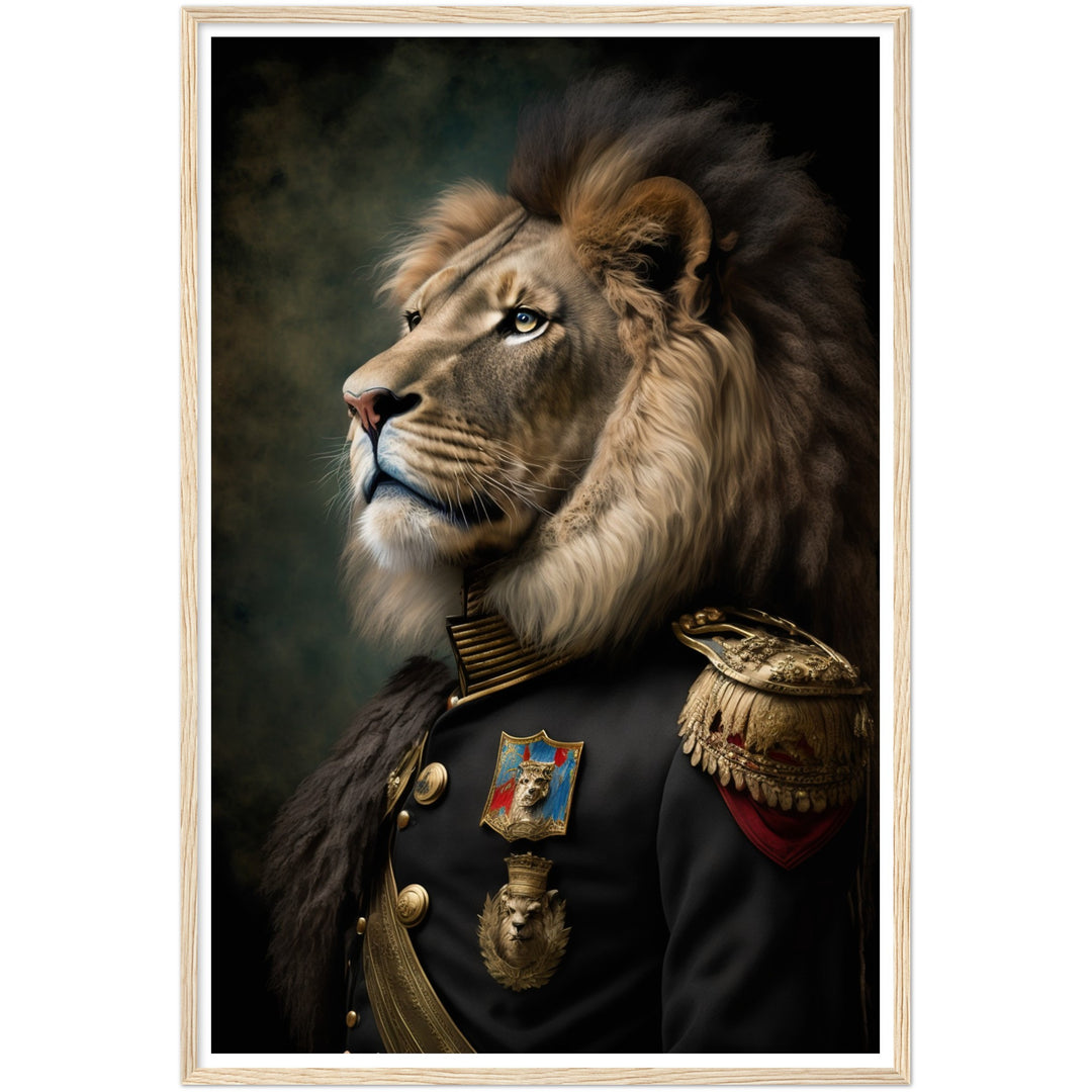 Regal Warrior: Lion in Uniform