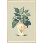 Load image into Gallery viewer, Floral Vase: Chinese Evergreen Plant Wall Art Print