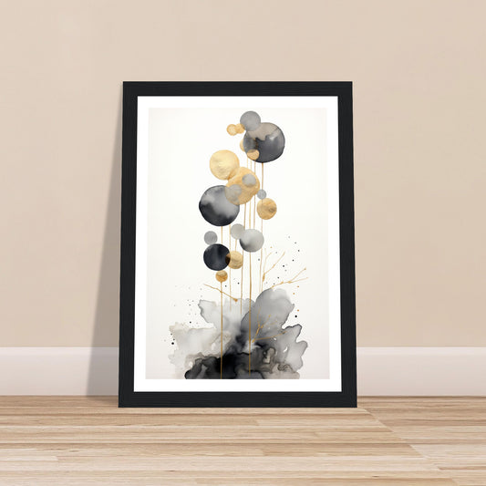 Celestial Minimalist Abstract Shapes Wall Art Print