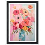 Load image into Gallery viewer, Vibrant Blooming Pink Flowers Wall Art Print