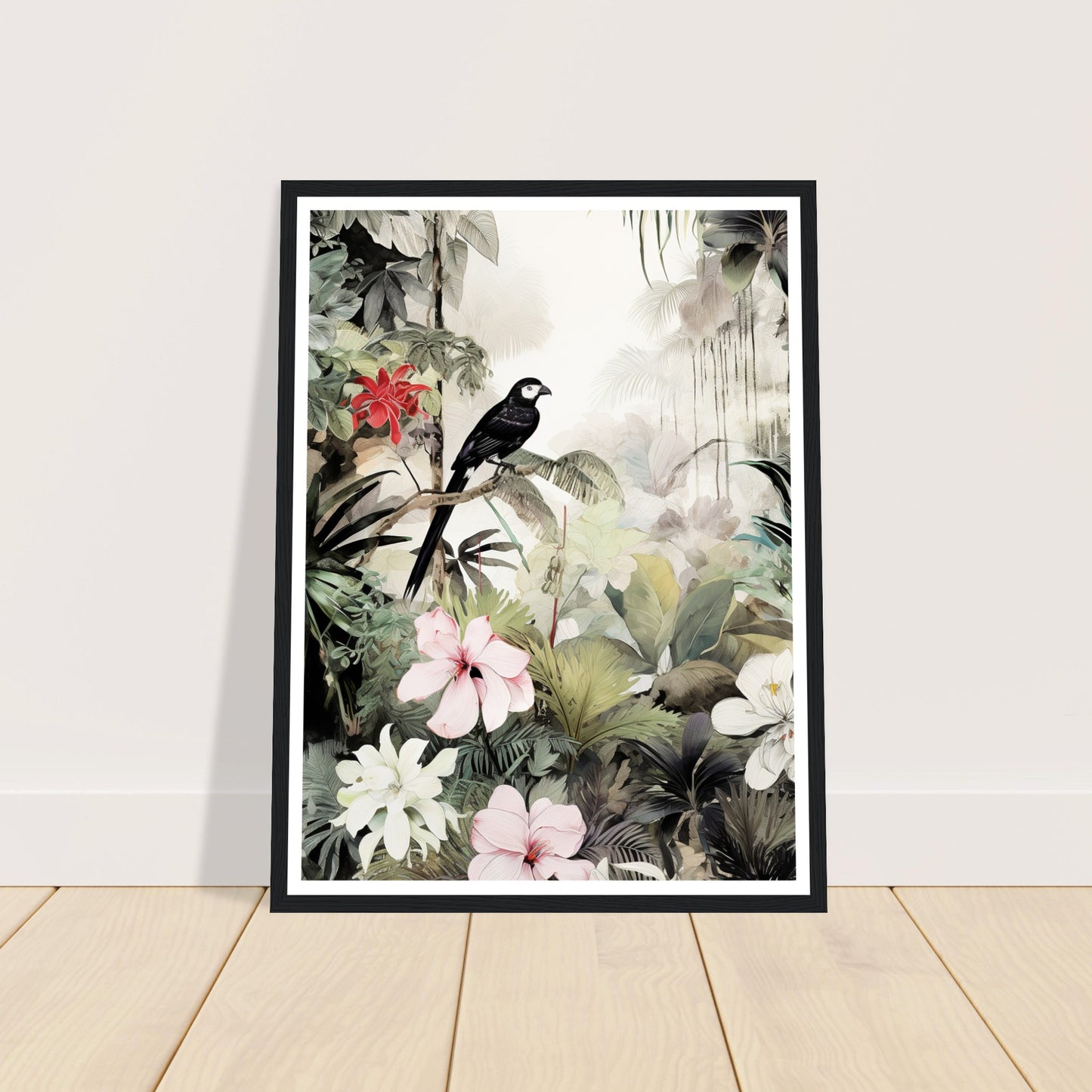 Chic Rainforest Canopy Wall Art Print