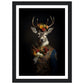 Regency Stag Art Print - Floral Stag